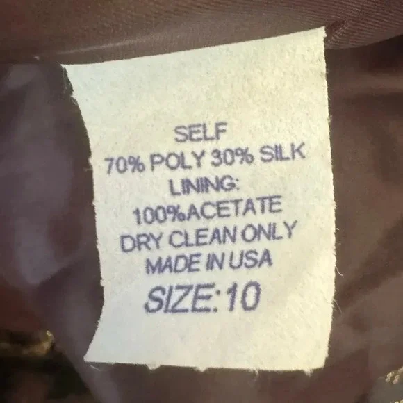 Vintage 70s/80s Leopard Print Blazer Jacket with Rhinestone Embellishments, M/L - Picture 5 of 5